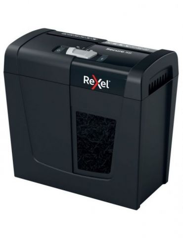 Distrugator manual documente rexel secure   x6   6 coli p4 cross-cut (tip confeti) cos  10 litri negru 2020122eu (include tv  Re