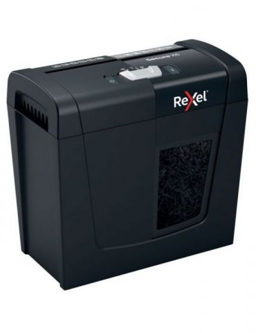 Distrugator manual documente rexel secure   x6   6 coli p4 cross-cut (tip confeti) cos  10 litri negru 2020122eu (include tv  Re