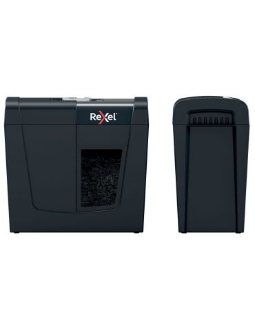 Distrugator manual documente rexel secure   x6   6 coli p4 cross-cut (tip confeti) cos  10 litri negru 2020122eu (include tv  Re