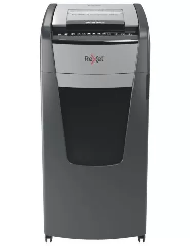 Distrugator automat documente rexel optimum 600x  600 coli p4 cross-cut (tip confeti) cos 110 litri negru-gri 2020600xeu (inc Re - Tik.ro