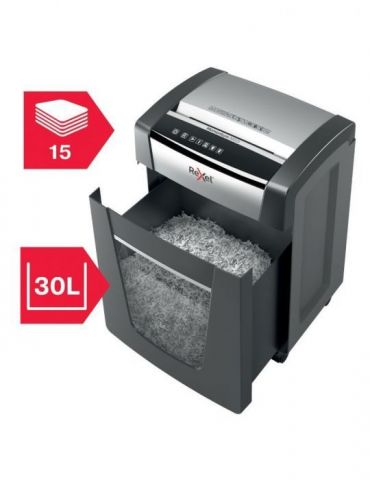 Distrugator manual documente momentum m515 15 coli p5 micro-cut (tip particule) rexel 2104577eu (include tv 35lei) Rexel - 1