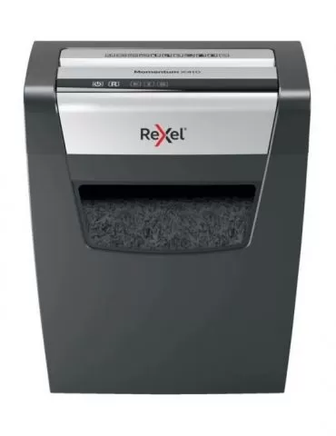 Distrugator manual documente momentum x410 10 coli p4 cross-cut (tip confeti) rexel 2104571eu (include tv 10lei) Rexel - 1 - Tik.ro