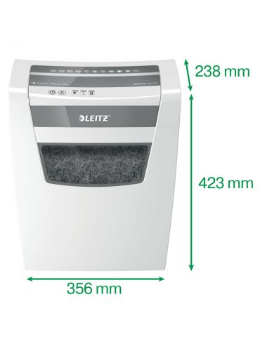 Leitz IQ Home Office P-4 tocătoare de hârtie Tocare foarte fină 22 cm Alb Leitz - 4