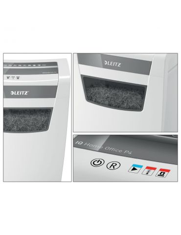 Leitz IQ Home Office P-4 tocătoare de hârtie Tocare foarte fină 22 cm Alb Leitz - 6