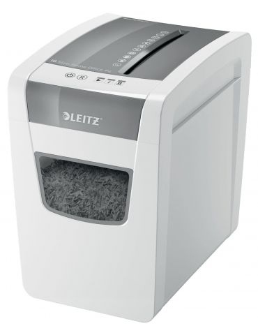 Leitz IQ Slim Office P-4 tocătoare de hârtie Distrugere încrucișată 22 cm Alb Leitz - 1 - Tik.ro