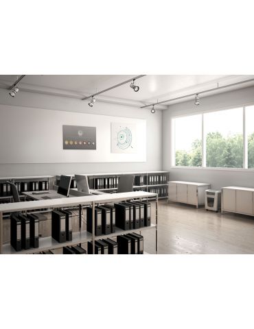Leitz 80050000 tocătoare de hârtie Distrugere prin tăiere micro 23 cm Alb Leitz - 9