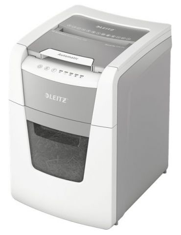 Leitz 80120000 tocătoare de hârtie Distrugere prin tăiere micro 22 cm Gri, Alb Leitz - 1 - Tik.ro