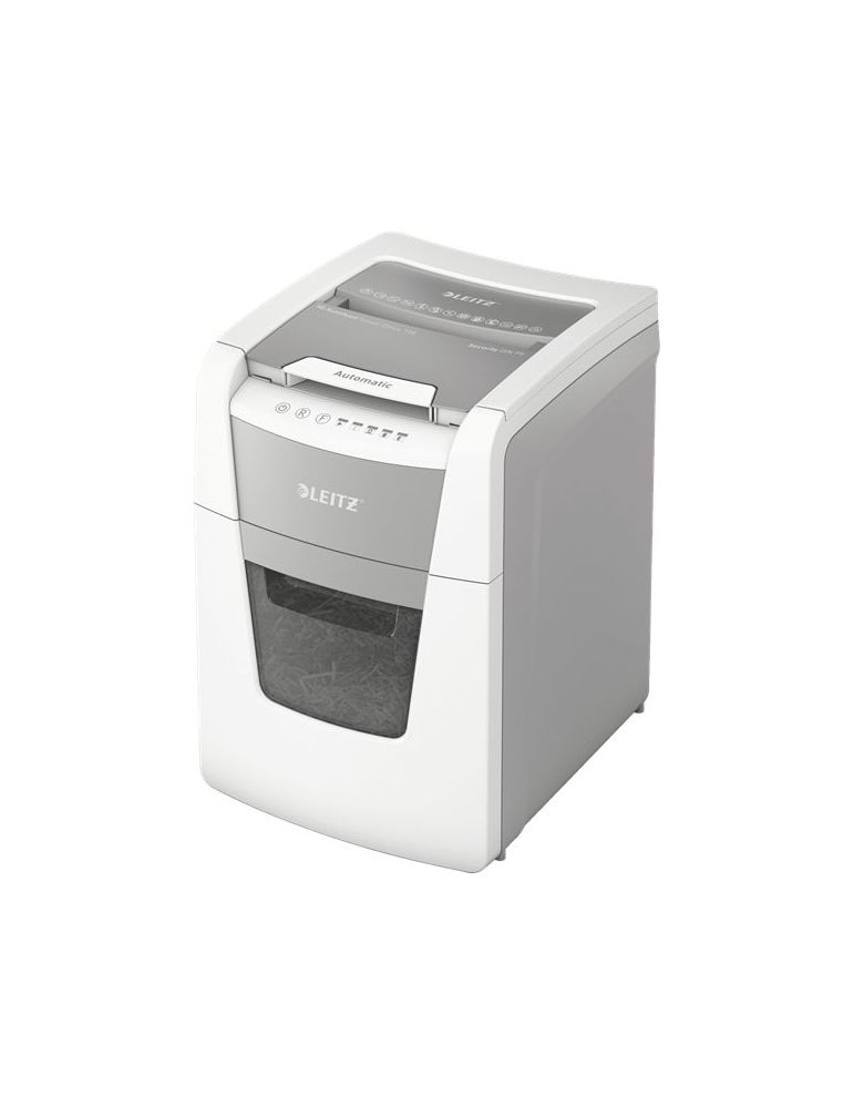 Leitz 80120000 tocătoare de hârtie Distrugere prin tăiere micro 22 cm Gri, Alb