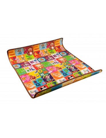 Saltea educativa cu 2 fete pentru copii margini tesute material: U-grow - 1