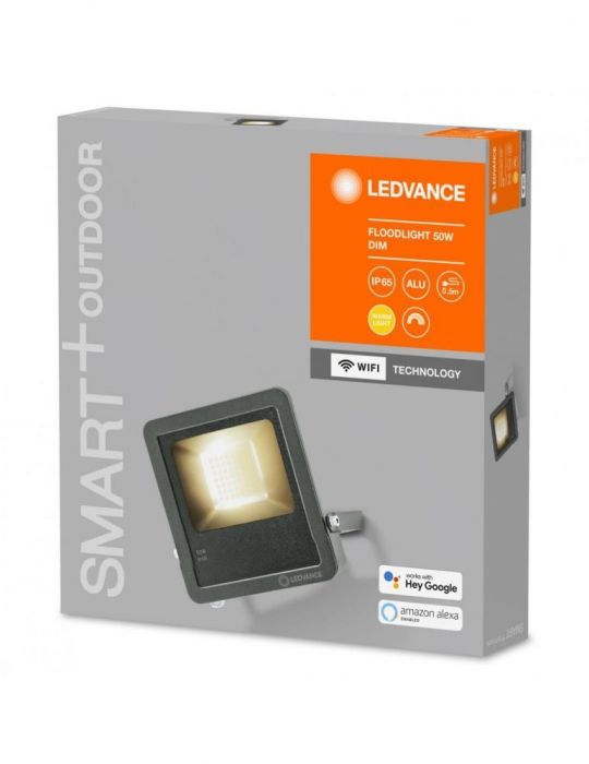 Proiector led pentru exterior ledvance smart+ dimmable 50w 220-240v ip65 Osram - 1