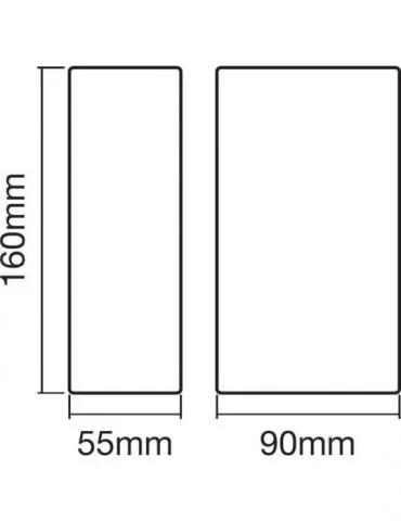 Aplica de exterior ledvance endura style updown 12w wt flux Osram - 1