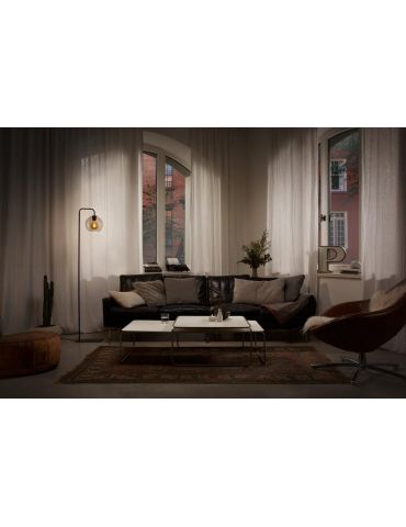 Lampadar vintage ledvance 1906© globe floor 320x200x1550 glass smoke soclu Osram - 1