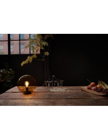 Veioza vintage ledvance 1906 bubble table 250x245 glass orange soclu Osram - 1 - Tik.ro