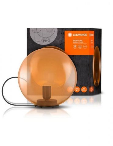 Veioza vintage ledvance 1906 bubble table 250x245 glass orange soclu Osram - 1