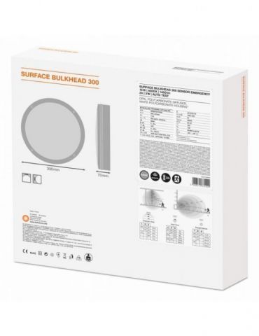 Plafoniera led ledvance cu senzor si kit de emergenta autonomie Osram - 1 - Tik.ro