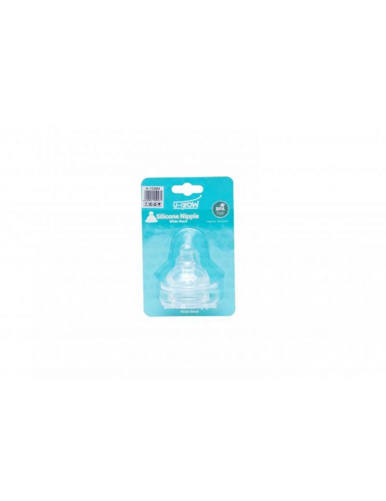 Tetina silicon cu gat larg m u-grow a-1028m