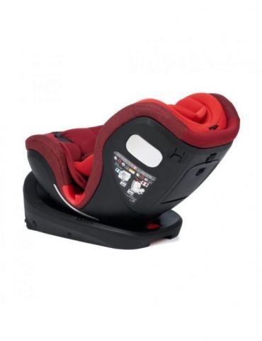 Scaun auto rotativ 360 gr cu isofix rosu U-grow - 1