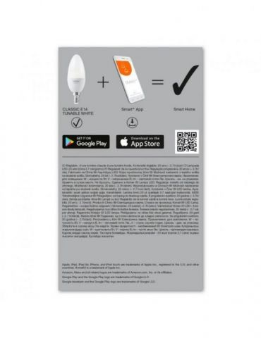 Bec led ledvance smart+ wifi candle tunable white e14 b40 Osram - 1
