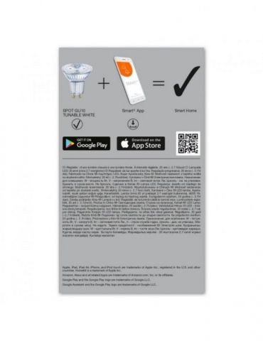 Set 3x spoturi led ledvance smart+ wifi spot gu10 tunable Osram - 1