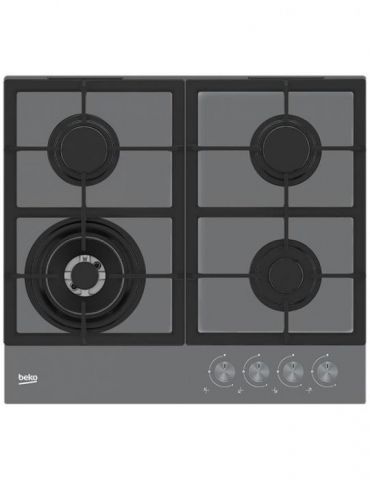 Plita cu gaz incorporabila beko hilw64225szg 4 arzatoare suprafata sticla Beko - 1