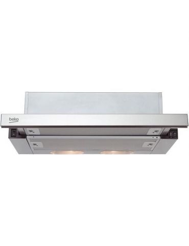 Hota de bucatarie telescopica beko hnt61310x 2 motoare filtru metalic Beko - 1 - Tik.ro