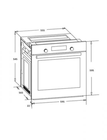Cuptor incorporabil heinner hbo-s624ltg-ix static capacitate 62l 4 functii clasa Heinner - 1