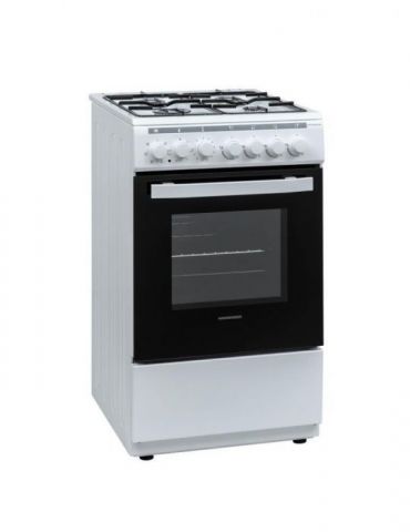 Aragaz mixt heinner hfsc-v60litgc-wh 50x60cm 4 arzatoare suport email capac Heinner - 1