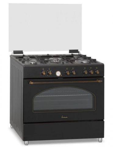 Aragaz mixt fram ffsc-s90mlitgcf-rbk 90x60cm 5 arzatoare wok suport fonta Fram - 1