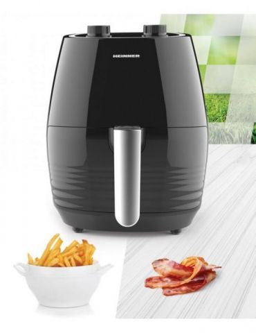 Friteuza cu aer cald heinner haf-1250bk capacitate totala vas: 2.5l Heinner - 1