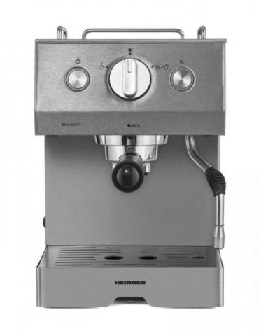 Espresor heinner hem-1140ss pompa presiune: 20bar putere: 1140w filtru dublu Heinner - 1
