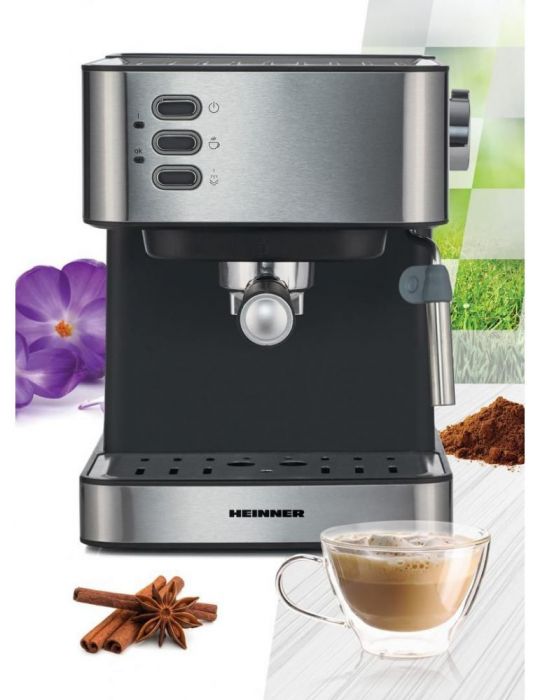 Espresor heinner hem-b2016bks optiuni preparare: espresso si spuma de lapte Heinner - 1