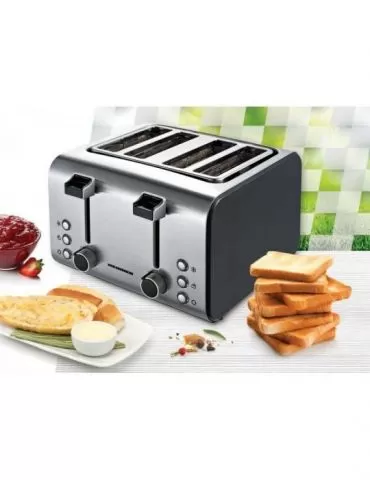 Prajitor de paine heinner htp-1400bkss capacitate: 4 felii functii: decongelare Heinner - 1 - Tik.ro