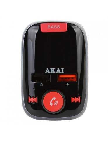 Modulator fm akai bt fmt-74bt bluetooth handsfree car kit fm Akai - 1