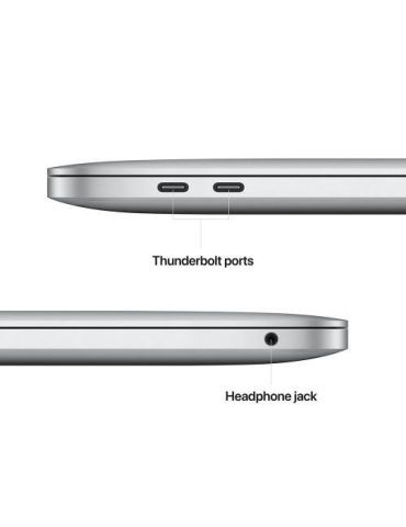 Laptop Apple MacBook Pro 13 (2022),Apple M2 Octa Core,13.3",RAM 8GB, SSD 256GB,Int KB,macOS Monterey,Silver Apple - 2