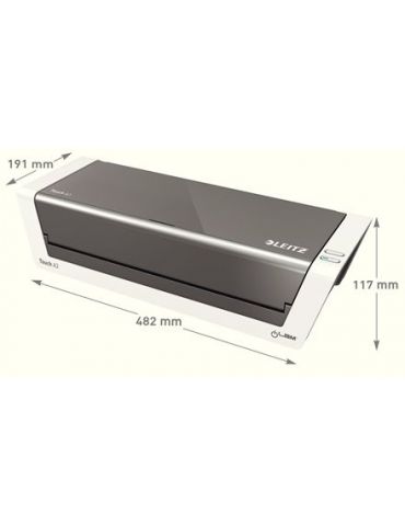 Leitz 74744000 laminatoare Laminator fierbinte 1000 mm/min Antracit, Alb Leitz - 2