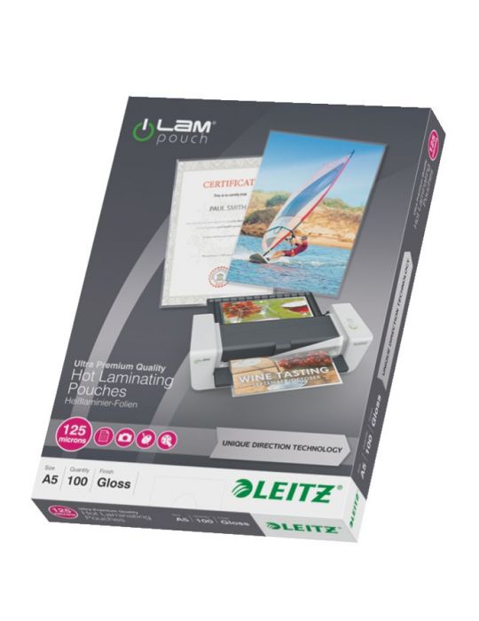 Leitz iLAM UDT folii de laminat tip plic 100 buc.