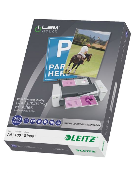 Leitz iLAM UDT folii de laminat tip plic 100 buc.