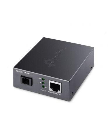 TP-Link TL-FC311A-20 convertoare media pentru rețea 1000 Mbit/s 1550 nm Monomodală Negru Tp-link - 1 - Tik.ro