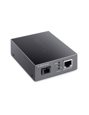 TP-Link TL-FC311A-20 convertoare media pentru rețea 1000 Mbit/s 1550 nm Monomodală Negru Tp-link - 2