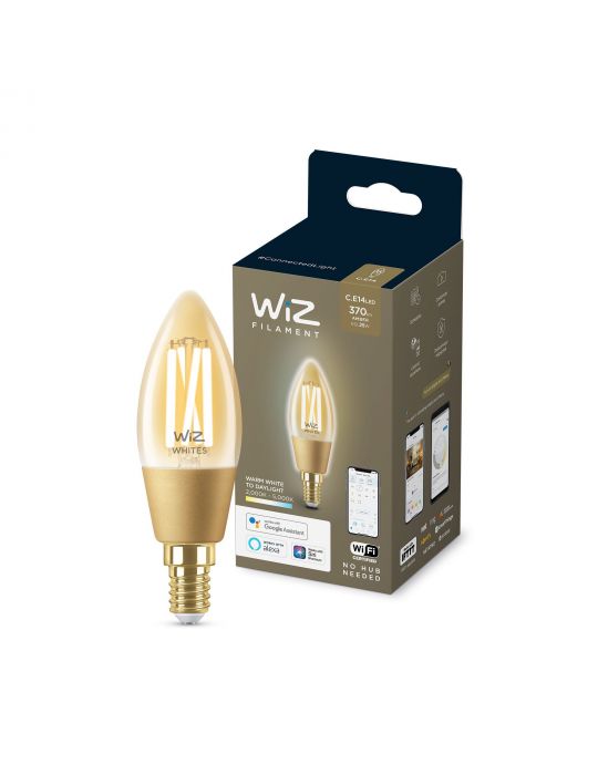 WiZ Lumânare cu filament chihlimbar 4,9 W (echivalent cu 25 W) C35 E14 WiZ - 6