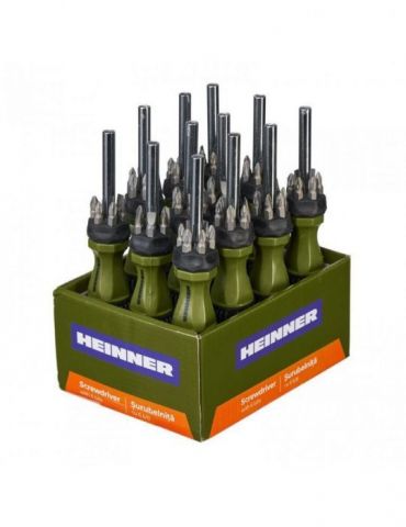 Hr surubelnita cu 6 biti 25mm Heinner - 1