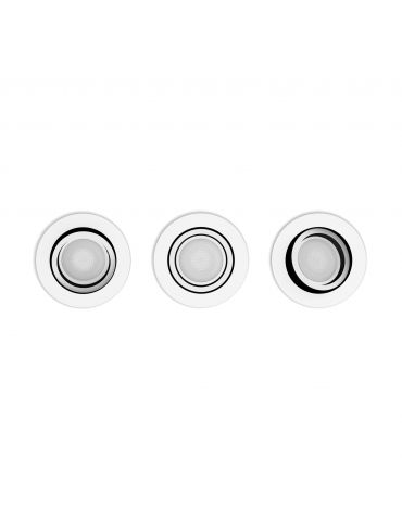 Philips Hue cu ambianță albă Spot luminos încastrat Milliskin, pachet de 3 bucăți Philips by Signify - 3