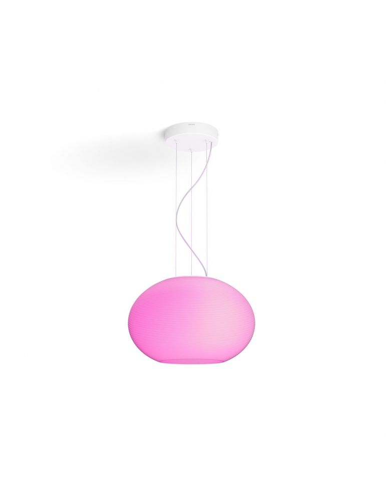 Philips Hue cu ambianță albă și color Lustră Flourish