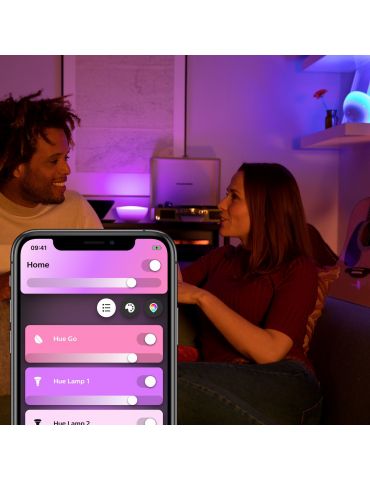 Philips Hue cu ambianță albă și color Lampă portabilă Go (ultimul model) Philips by Signify - 10