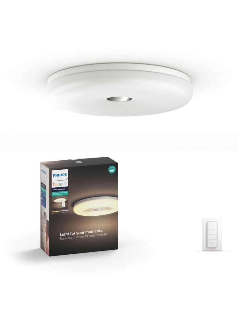 Philips Hue cu ambianță albă Lampă de plafon Struana