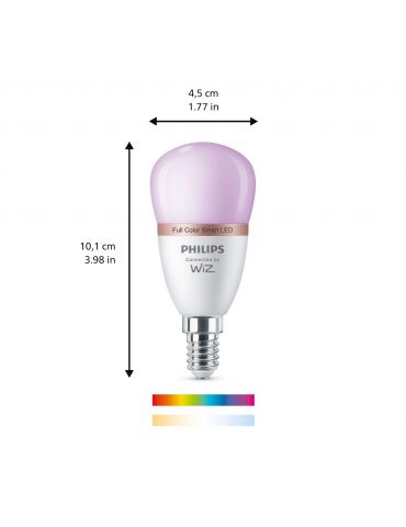 Philips Bec 4,9 W (echivalent cu 40 W) P45 E14 Philips by Signify - 6
