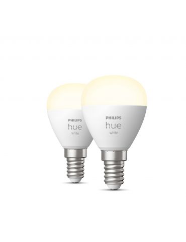 Philips Hue alb Pachet de 2 lustre P45 E14 Philips by Signify - 1