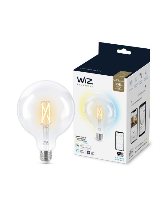 WiZ Glob cu filament transparent 6,7 W (echivalent cu 60 W) G125 E27 WiZ - 3