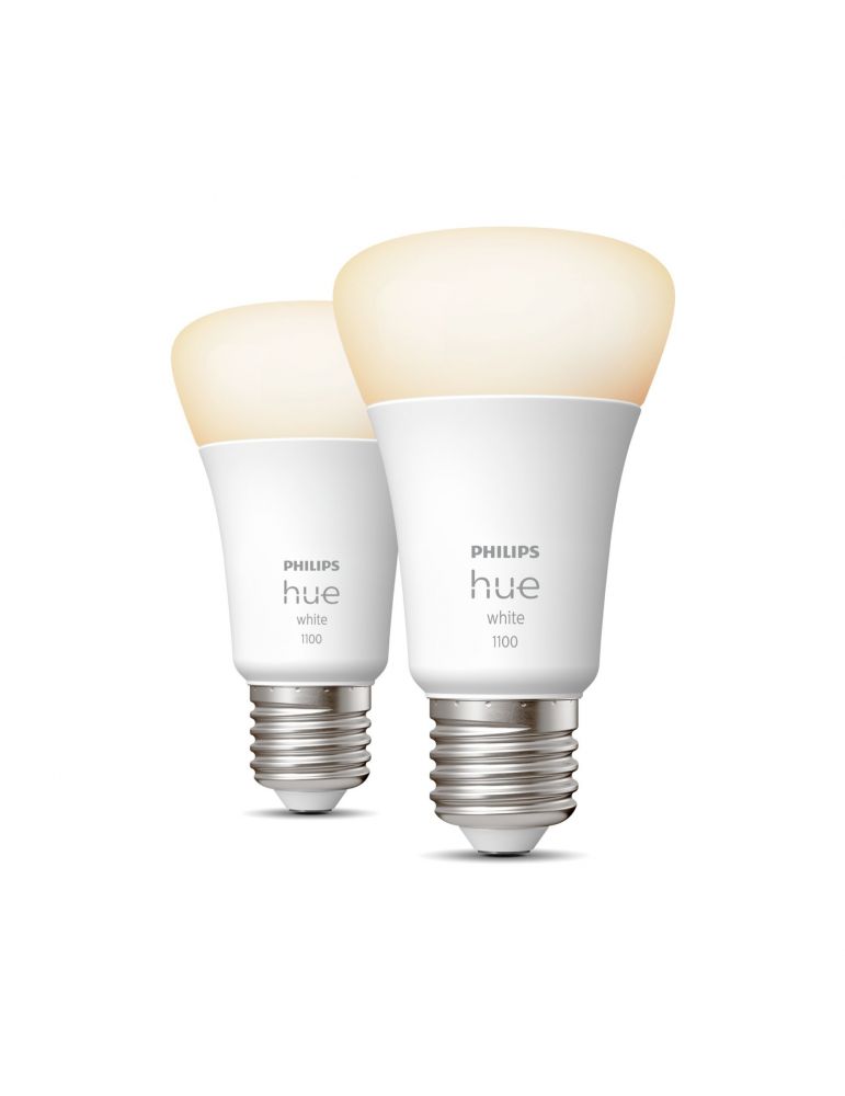 Philips Hue alb Pachet de 2 bucăți E27