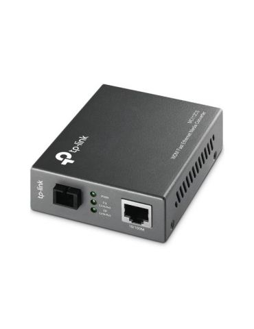 TP-Link MC112CS convertoare media pentru rețea 100 Mbit/s Monomodală Negru Tp-link - 1 - Tik.ro